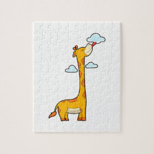 Puzzle Girafe avec Nuages