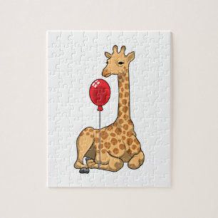 Puzzle Girafe balloon