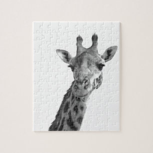 Puzzle Girafe noire et blanche