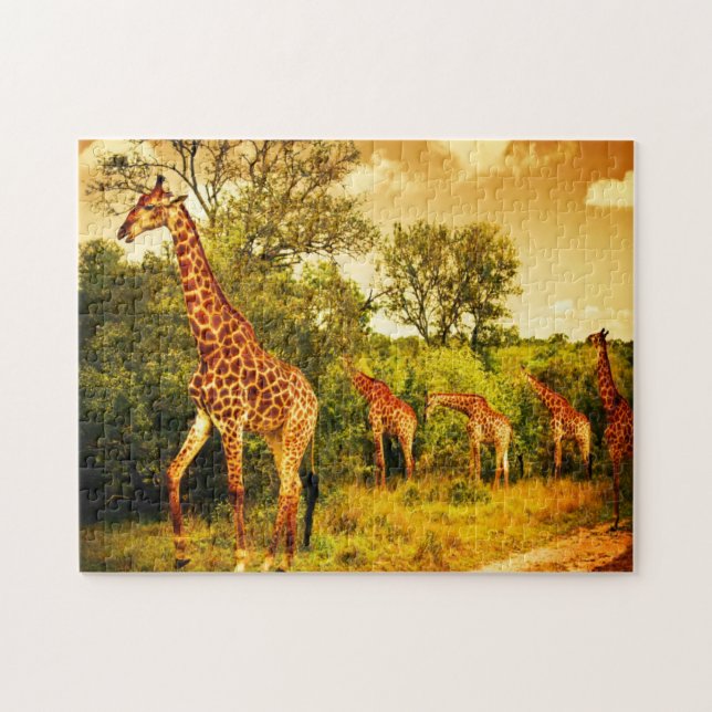 Puzzle girafes sud-africaines (Horizontal)