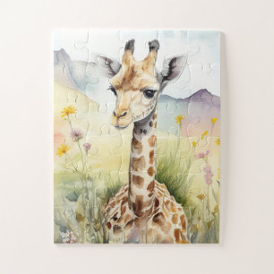 Puzzle Giraffe Bébé mignonne