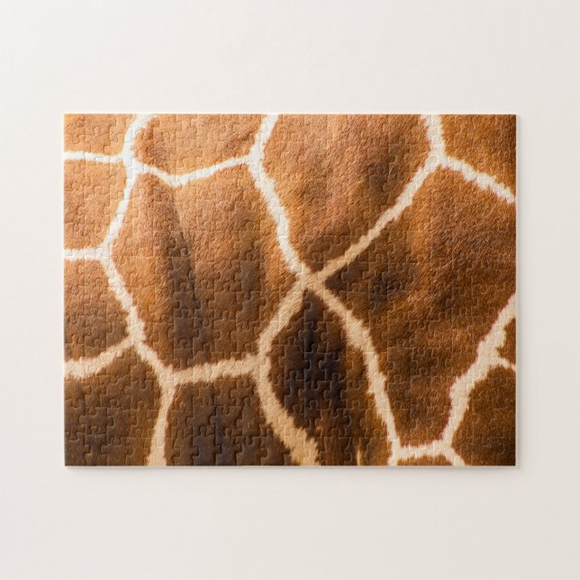 Puzzle Giraffe coat pattern (Horizontal)