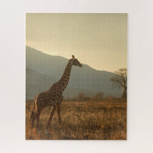 Puzzle Giraffe dans la Savannah