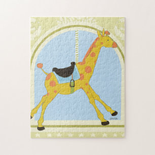 Puzzle Giraffe de carrousel par Juin Erica Vess