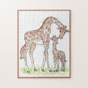 Puzzle Giraffe et son veau