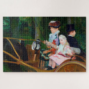 Puzzle Girl Riding a Carrie, Mary Cassatt