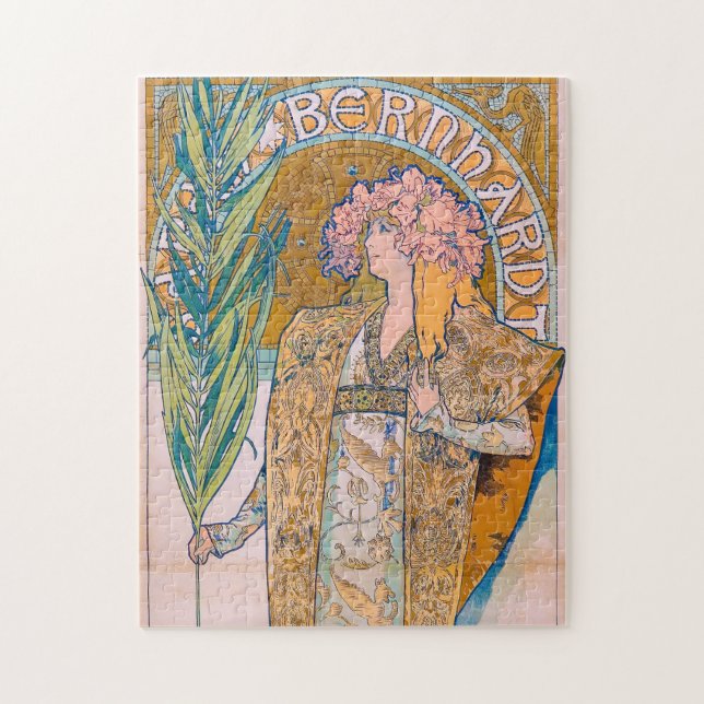Puzzle Gismonda, Sarah Bernhardt, Mucha (Vertical)