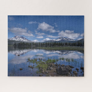 Puzzle Glace et neige Lac Sparks, Oregon
