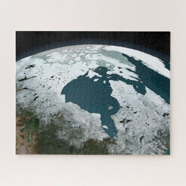 Puzzle Glace Maritime De La Baie D'Hudson Le 14 Novembre  (Horizontal)