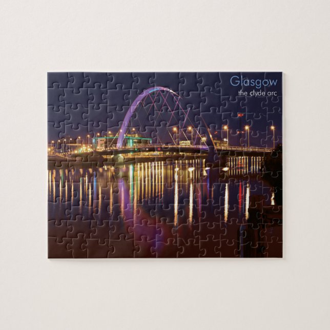 Puzzle Glasgow Clyde Arc la nuit (Horizontal)