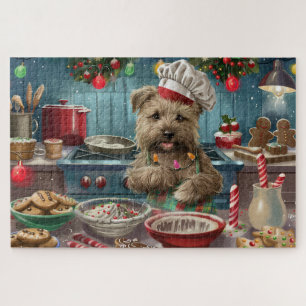 Puzzle Glen of Imaal Terrier Viennoiserie : Festive