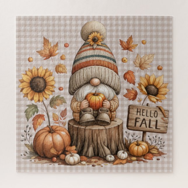 Puzzle Gnome Automne (Vertical)