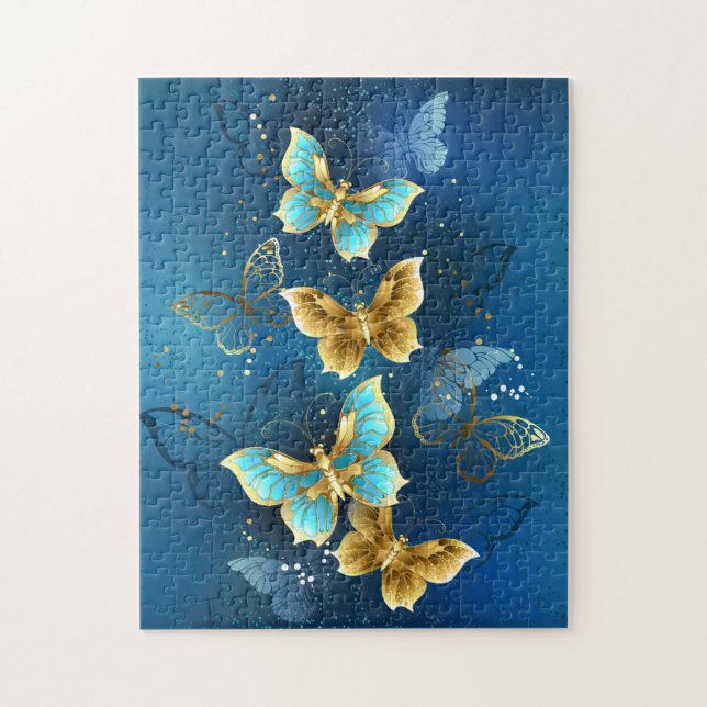 Puzzle Golden butterflies (Vertical)