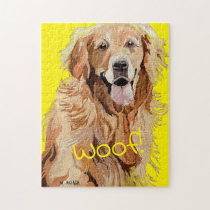Puzzle Golden Retriever Mom mignon chien race