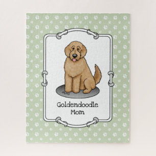 Puzzle Goldendoodle Mom Doodle Mom (rouge doré)