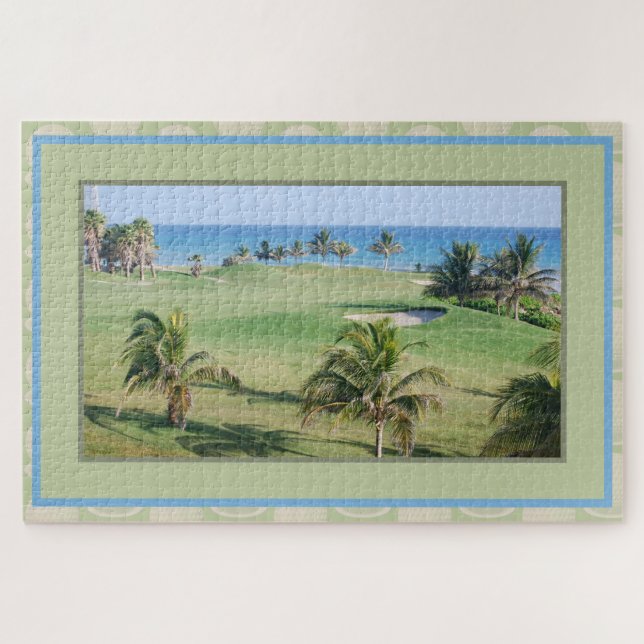 Puzzle Golf Sur La Plage Palm Tree (Horizontal)