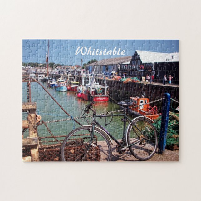 Puzzle Gone Fishing pittoresque Whitstable Kent UK (Horizontal)