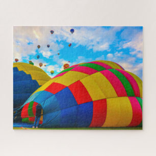 Puzzle gonflant en ballon à air chaud