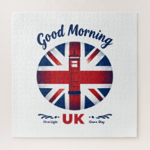 Good Morning UK - Union Jack & London Téléphone Bo