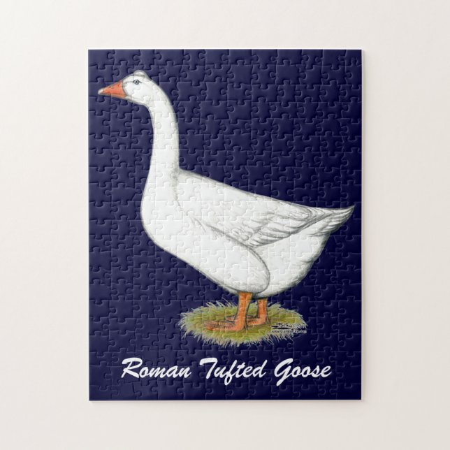 Puzzle Goose Roman Tufted (Vertical)