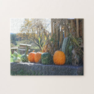 Puzzle Gourmets Et Ferme Citrouille Stand Automne