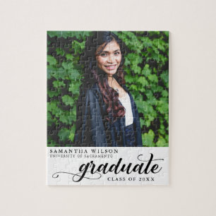 Puzzle Graduation de la photo de script moderne