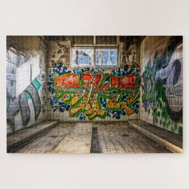 Puzzle Graffiti Street Art coloré (Horizontal)