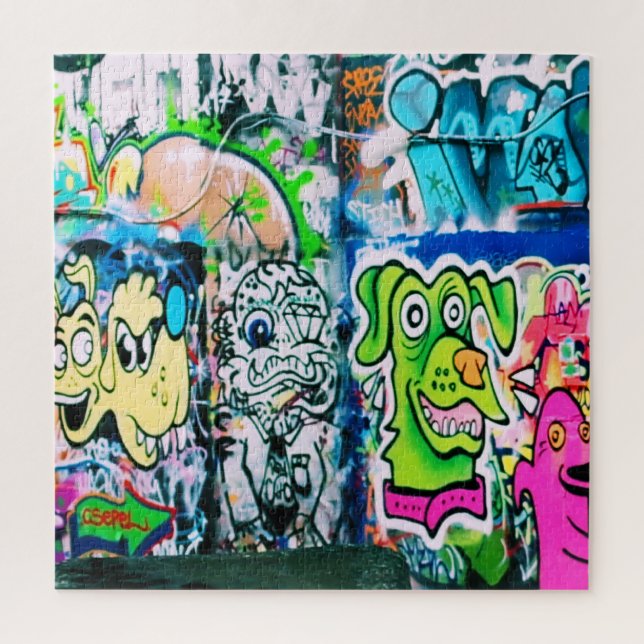 Puzzle Graffiti sur la Southbank de Londres - 20x20 - 676 (Vertical)