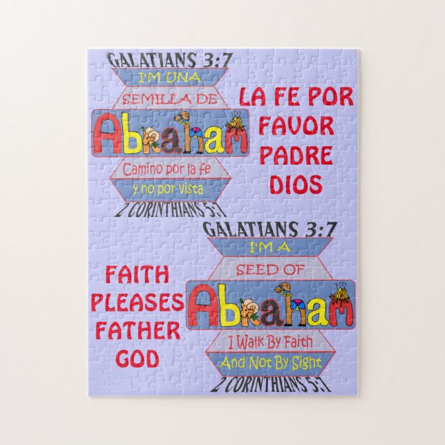 Puzzle Graine d'Abraham© - Particulier et Eng (Vertical)