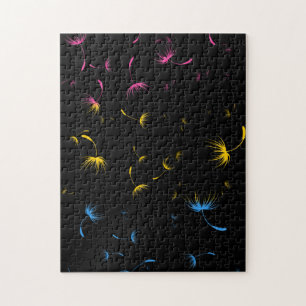 Puzzle Graines de Dandelion tombées Pride Pansexual