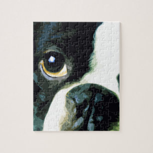 Puzzle grand Boston moderne Terrier