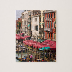 Puzzle Grand Canal de Venise Italie avec bateaux gondoles