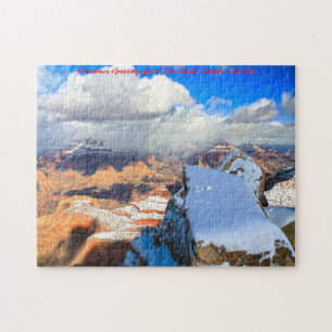 Puzzle Grand Canyon Colorado.Joyeux Noël