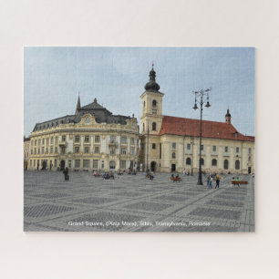 Puzzle Grand Carré, (Piaţa Mare), Sibiu, Roumanie sur un