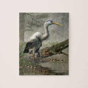 Puzzle Grand héron bleu