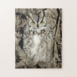 Puzzle Grand hibou B51 à cornes