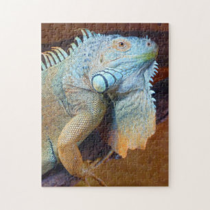 Puzzle Grand Lézard vert adulte