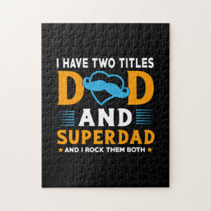Puzzle Grand-père Cadeau Papa Et Super Papa