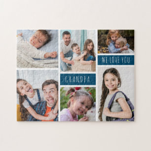 Puzzle Grand-père We Love You Photo Collage