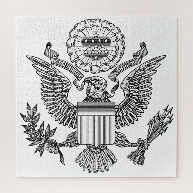 Puzzle Grand Sceau des États-Unis d'Amérique (États-Unis) (Vertical)