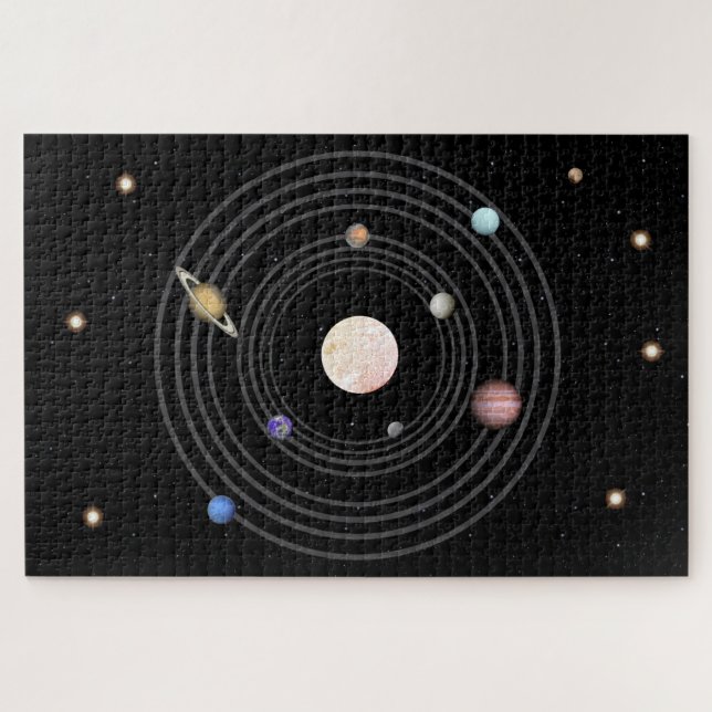 Puzzle Grand système solaire (Horizontal)