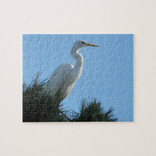 Puzzle Grande Aigrette en Floride ensoleillée