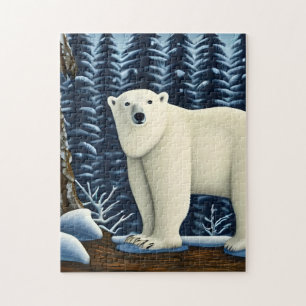 Puzzle Grande Ours Blanc Du Nord
