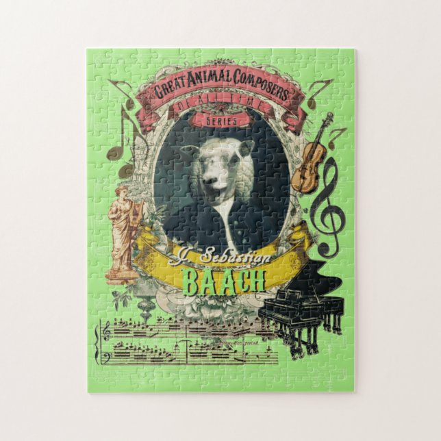 Puzzle Grande parodie animale de Bach de compositeur de (Vertical)