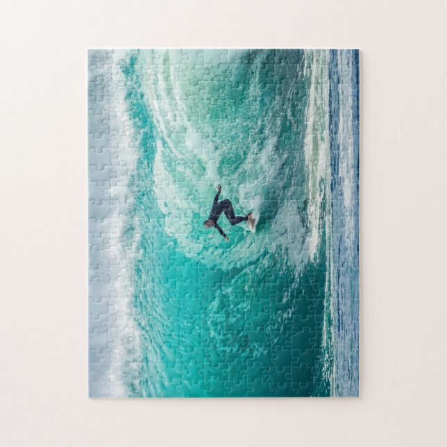 Puzzle Grande vague avec surfer (Vertical)