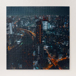 Puzzle Grande ville la nuit