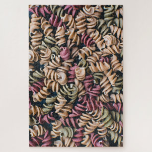 Puzzle Grandes pâtes colorées Fusilli