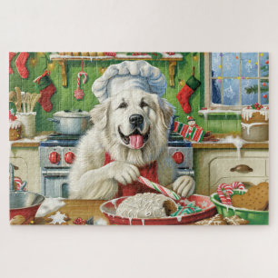 Puzzle Grandes Pyrénées de la pâtisserie des Fêtes : Noël