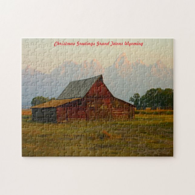 Puzzle Grands Tetons Wyoming . (Horizontal)
