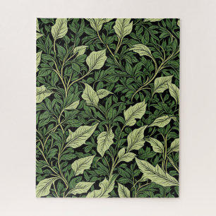 Puzzle Grappe de vignes dans des nuances de vert